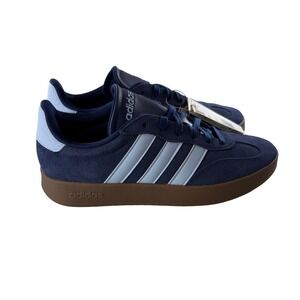 Adidas Barreda Suede Gum Sole Navy Blue Sneakers Men 10 Womens 11 JR5533 NEW